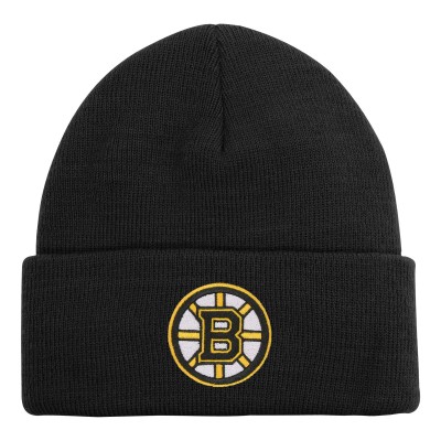 Шапка Подростковая Boston Bruins Outerstuff Black 2.0 Essential Cuffed Knit