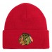 Шапка Chicago Blackhawks Outerstuff Red 2.0 Essential Cuffed Knit