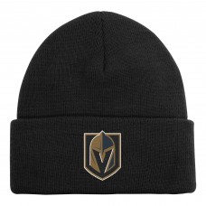 Шапка Подростковая Vegas Golden Knights Outerstuff Black 2.0 Essential Cuffed Knit
