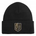 Шапка Подростковая Vegas Golden Knights Outerstuff Black 2.0 Essential Cuffed Knit
