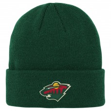 Шапка Подростковая Minnesota Wild Outerstuff Green 2.0 Essential Cuffed Knit