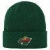 Шапка Подростковая Minnesota Wild Outerstuff Green 2.0 Essential Cuffed Knit