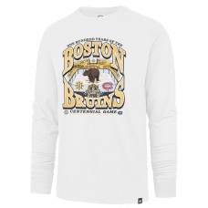 Футболка с длинным рукавом Boston Bruins 47 White Centennial Game