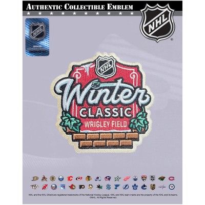 Chicago Blackhawks vs. St. Louis Blues 2025 NHL Winter Classic National Emblem Jersey Patch
