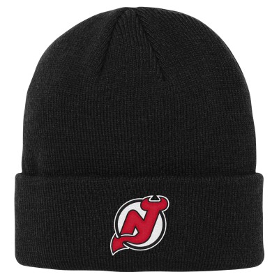 Шапка Подростковая New Jersey Devils Outerstuff Black 2.0 Essential Cuffed Knit