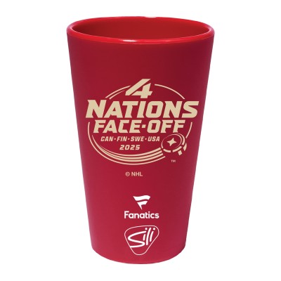 Canada WinCraft 2025 4 Nations Face-Off 16oz. Silicone Pint Glass