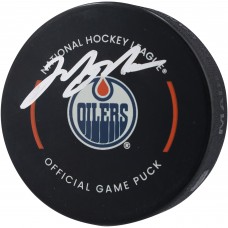 Шайба Mark Messier Edmonton Oilers Autographed Fanatics Authentic Official Game