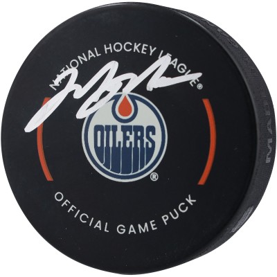 Шайба Mark Messier Edmonton Oilers Autographed Fanatics Authentic Official Game
