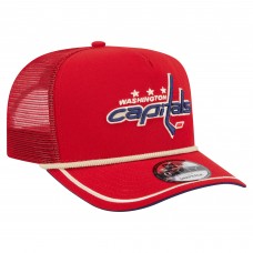 Бейсболка Washington Capitals New Era Red Vintage Team Rope A-Frame 9FIFTY