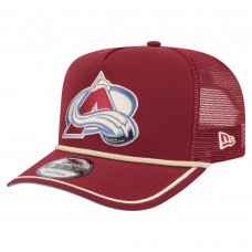 Бейсболка Colorado Avalanche New Era Burgundy Vintage Team Rope A-Frame 9FIFTY Snapback