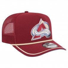 Бейсболка Colorado Avalanche New Era Burgundy Vintage Team Rope A-Frame 9FIFTY Snapback