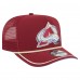 Бейсболка Colorado Avalanche New Era Burgundy Vintage Team Rope A-Frame 9FIFTY Snapback