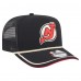 Бейсболка New Jersey Devils New Era Black Vintage Team Rope A-Frame 9FIFTY Snapback