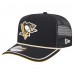 Бейсболка Pittsburgh Penguins New Era Black Vintage Team Rope A-Frame 9FIFTY