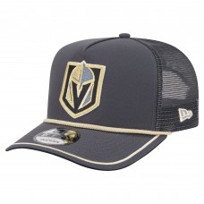 Бейсболка Vegas Golden Knights New Era Gray Vintage Team Rope A-Frame 9FIFTY