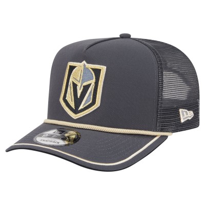 Бейсболка Vegas Golden Knights New Era Gray Vintage Team Rope A-Frame 9FIFTY
