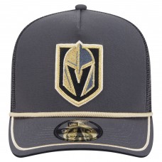 Бейсболка Vegas Golden Knights New Era Gray Vintage Team Rope A-Frame 9FIFTY