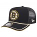 Бейсболка Boston Bruins New Era Black Vintage Team Rope A-Frame 9FIFTY