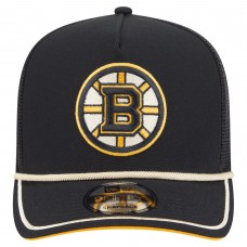 Бейсболка Boston Bruins New Era Black Vintage Team Rope A-Frame 9FIFTY Бейсболка Boston Bruins New Era Black Vintage Team Rope A-Frame 9FIFTY