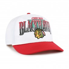 Бейсболка Chicago Blackhawks 47 White/Red Tribute Hitch Бейсболка Chicago Blackhawks 47 White/Red Tribute Hitch
