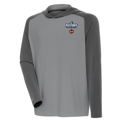 Толстовка Hockey Canada Antigua 2025 4 Nations Face Off Intrepid - Gray/Pewter