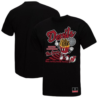 Футболка New Jersey Devils Mitchell & Ness Black Local Food