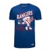 New York Rangers Mitchell & Ness Blue Local Food T-Shirt