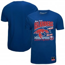 New York Islanders Mitchell & Ness Royal Local Food T-Shirt New York Islanders Mitchell & Ness Royal Local Food T-Shirt