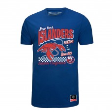 New York Islanders Mitchell & Ness Royal Local Food T-Shirt New York Islanders Mitchell & Ness Royal Local Food T-Shirt