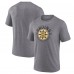 Футболка Boston Bruins Heather Gray Centennial Rewind Tri-Blend