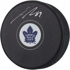 Шайба Nick Robertson Toronto Maple Leafs Autographed Fanatics Authentic