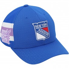 Steven Kampfer New York Rangers Fanatics Authentic Player-Issued Blue Hockey Fights Cancer Hat Steven Kampfer New York Rangers Fanatics Authentic Player-Issued Blue Hockey Fights Cancer Hat