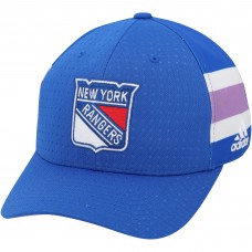 Steven Kampfer New York Rangers Fanatics Authentic Player-Issued Blue Hockey Fights Cancer Hat Steven Kampfer New York Rangers Fanatics Authentic Player-Issued Blue Hockey Fights Cancer Hat