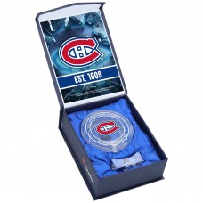 Montreal Canadiens Fanatics Authentic Crystal Puck - Filled with Home Ice from the 2024-25 Season