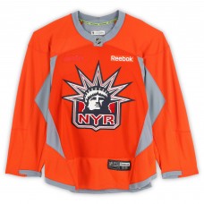New York Rangers Fanatics Authentic Practice-Used Orange Liberty Jersey - Size 58 New York Rangers Fanatics Authentic Practice-Used Orange Liberty Jersey - Size 58