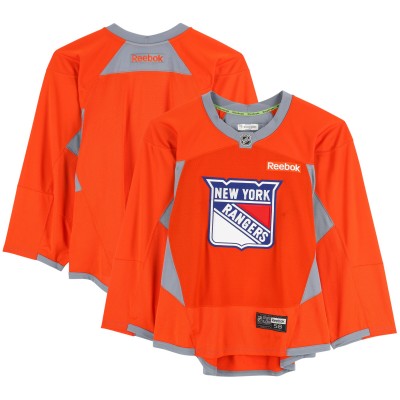 New York Rangers Fanatics Authentic Practice-Used Orange Jersey - Size 58
