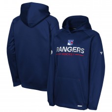 Толстовка Подростковая New York Rangers Fanatics Navy Authentic Pro Rink Raglan
