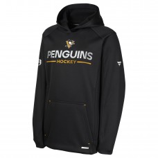 Толстовка Подростковая Pittsburgh Penguins Fanatics Black Authentic Pro Rink Raglan