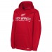 Подростковая Detroit Red Wings Fanatics Red Authentic Pro Rink Raglan Hoodie