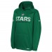Подростковая Dallas Stars Fanatics Kelly Green Authentic Pro Rink Raglan Hoodie