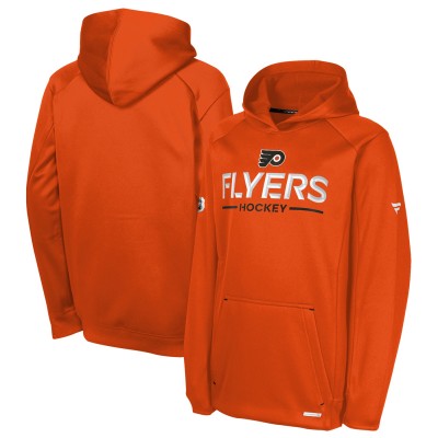Толстовка Подростковая Philadelphia Flyers Fanatics Orange Authentic Pro Rink Raglan