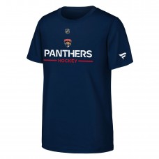 Подростковая Florida Panthers Fanatics Navy Authentic Pro Wordmark T-Shirt Подростковая Florida Panthers Fanatics Navy Authentic Pro Wordmark T-Shirt