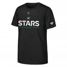 Подростковая Dallas Stars Fanatics Black Authentic Pro Wordmark T-Shirt Подростковая Dallas Stars Fanatics Black Authentic Pro Wordmark T-Shirt