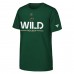 Футболка Подростковая Minnesota Wild Fanatics Green Authentic Pro Wordmark