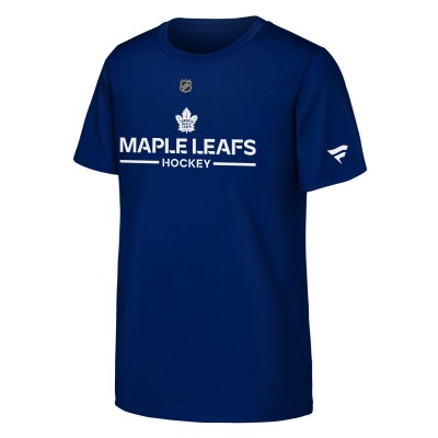 Футболка Подростковая Toronto Maple Leafs Fanatics Blue Authentic Pro Wordmark