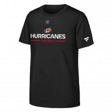 Подростковая Carolina Hurricanes Fanatics Black Authentic Pro Wordmark T-Shirt Подростковая Carolina Hurricanes Fanatics Black Authentic Pro Wordmark T-Shirt