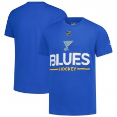 Подростковая St. Louis Blues Fanatics Blue Authentic Pro Wordmark T-Shirt