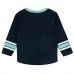 Preschool Seattle Kraken Outerstuff Deep Sea Blue/Light Blue Denting the Net Long Sleeve T-Shirt and Pants Set