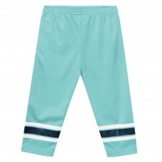 Preschool Seattle Kraken Outerstuff Deep Sea Blue/Light Blue Denting the Net Long Sleeve T-Shirt and Pants Set