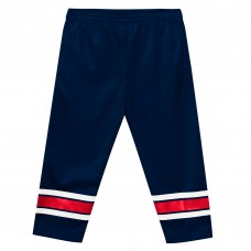 Preschool Washington Capitals Outerstuff Red/Navy Denting the Net Long Sleeve T-Shirt and Pants Set